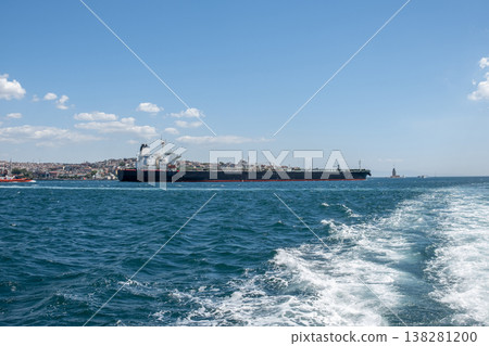 Cruise on the Bosphorus With Tanker Ships Sailing Under a Clear Blue Sky and Stunning City Views Cruise on the Bosphorus With Tanker Ships Sailing Under a Clear Blue Sky and Stunning City Views 138281200