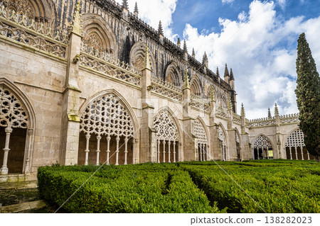 Batalha, Portugal - Mar 07, 2026: Monastery of Batalha is a Dominican convent in the civil parish of Batalha, Portugal Batalha, Portugal - Mar 07, 2026: Monastery of Batalha is a Dominican convent in the civil parish of Batalha, Portugal 138282023