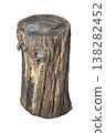 Tree stump vertical cut wood texture natural forestry 138282452