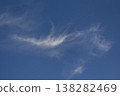 Cirrus clouds wispy sky high altitude atmospheric weather 138282469