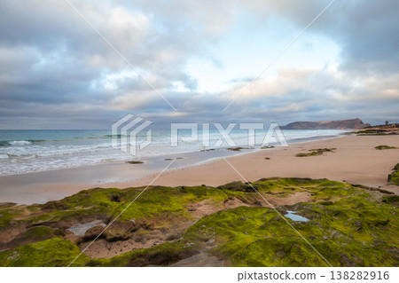 Porto Santo island, Portugal. An empty coastal landscape Porto Santo island, Portugal. An empty coastal landscape 138282916