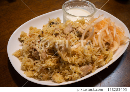 Delicious homemade biryani from Japan 138283493