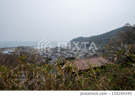 日本岡山縣倉敷市兒島和下津井美麗的春日景色 138284395