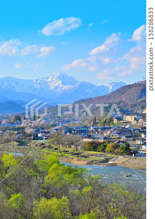 View of the Tone River and Tanigawa Mountain Range, including Mount Tanigawa, from Tsukiyono Ohashi Bridge. View of the Tone River and Tanigawa Mountain Range, including Mount Tanigawa, from Tsukiyono Ohashi Bridge. 138286833