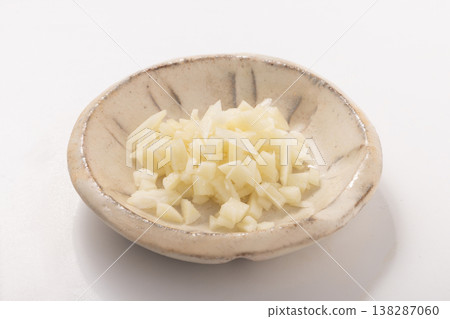 Minced garlic Minced garlic 138287060