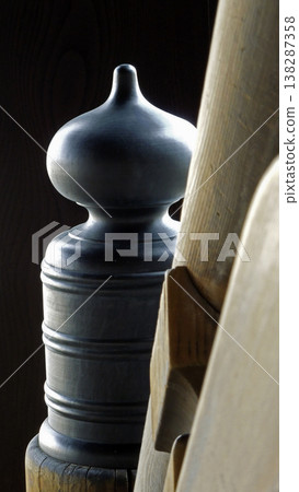 The ornamental finial of Higashi Honganji Temple The ornamental finial of Higashi Honganji Temple 138287358