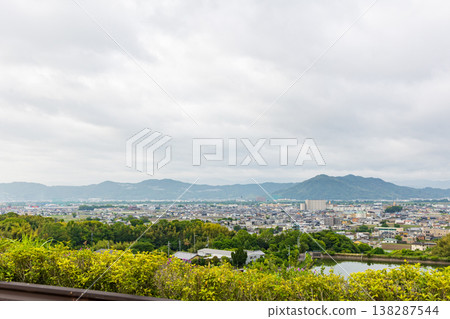 從紀之川服務區眺望和歌山市北部。 138287544