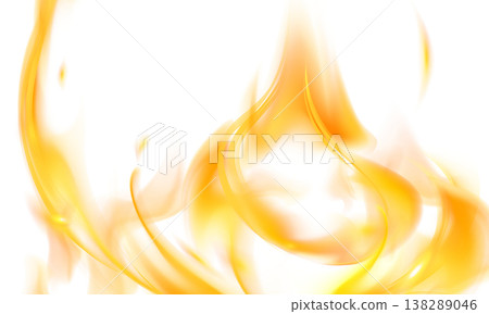 火焰旋轉的透明插圖 138289046