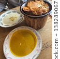 起司麵包和蔬菜湯 138289067
