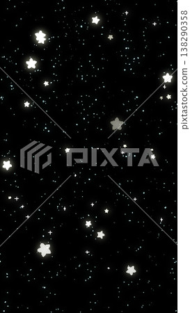 一款垂直的 8 位元復古遊戲風格壁紙,閃爍的星星在黑色背景上水平滾動。 一款垂直的 8 位元復古遊戲風格壁紙,閃爍的星星在黑色背景上水平滾動。 138290358