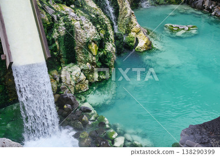 草津溫泉湯畑(群馬縣吾妻郡草津町) 草津溫泉湯畑(群馬縣吾妻郡草津町) 138290399