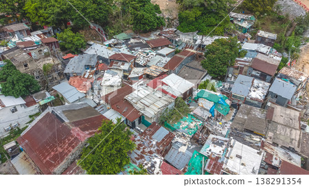 March 28 2026 Dense tin roof homes across Cha Kwo Ling, HK March 28 2026 Dense tin roof homes across Cha Kwo Ling, HK 138291354