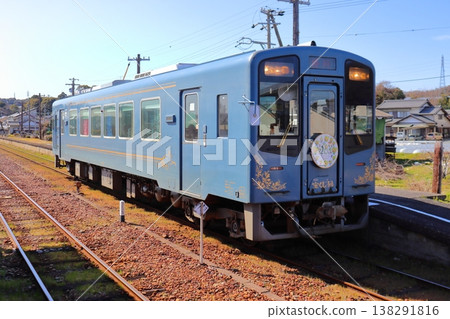 Tenryu Hamanako Railway TH2000 series train, car number 9200, Marimekko train, New Slow Life Train Tenryu Hamanako Railway TH2000 series train, car number 9200, Marimekko train, New Slow Life Train 138291816