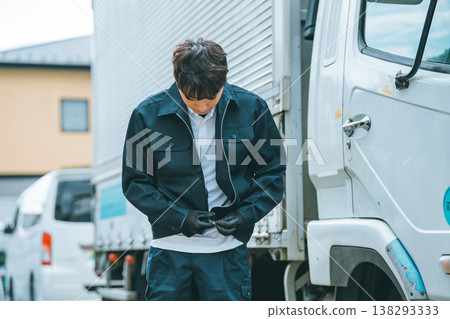 Large truck driver Large truck driver 138293333