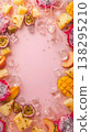 Tropical Fruit Background [Vertical] Mango Passion Fruit Summer 138295210