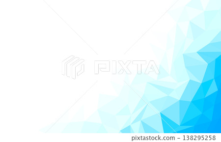 Polygon gradient background/frame (light blue) Polygon gradient background/frame (light blue) 138295258