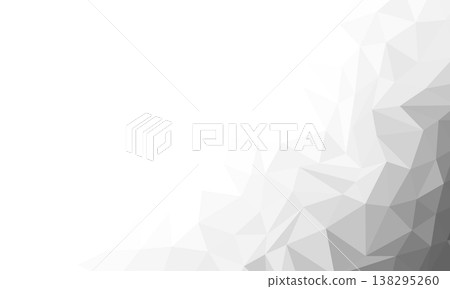 Polygon gradient background/frame (gray/silver) 138295260
