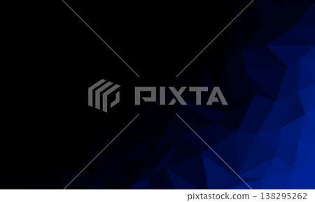 Polygon gradient background/frame (blue) 138295262