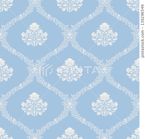 Botanical Diamond Lattice With Floral Centers Botanical Diamond Lattice With Floral Centers 138296549