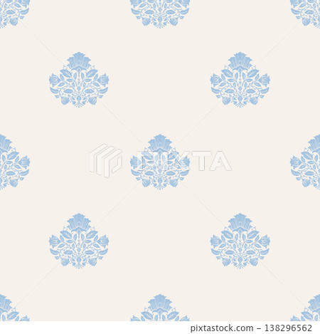 Large Spaced Classic Floral Medallion Large Spaced Classic Floral Medallion 138296562