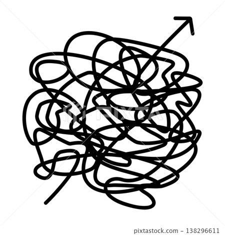 Solving complex problems and moving straight ahead like an arrow Solving complex problems and moving straight ahead like an arrow 138296611