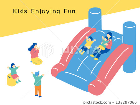 Children playing in the kids' park 138297066