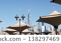 New York City Manhattan downtown financial district skyline, New Jersey Exchange Place United States 138297469