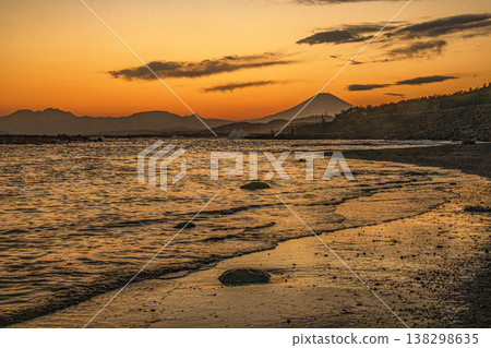 茅崎的傍晚海景 茅崎的傍晚海景 138298635