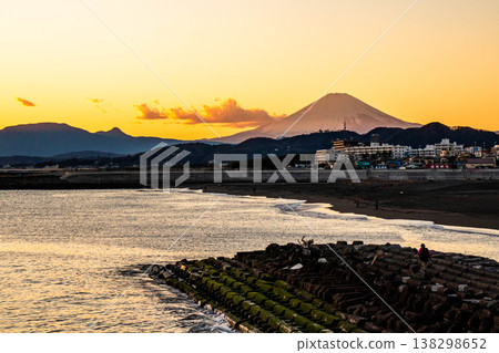 茅崎的傍晚海景 茅崎的傍晚海景 138298652