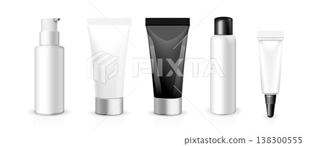 Vector realistic Tubes Package design. Vector realistic Tubes Package design. 138300555