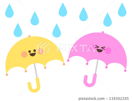 被雨水喚醒的雨傘 被雨水喚醒的雨傘 138302285