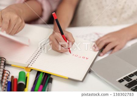 Back to School Learning Activity with Writing Practice 138302783