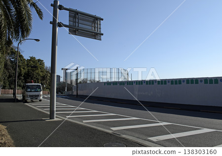 東京明治神宮外苑附近寧靜的街景 東京明治神宮外苑附近寧靜的街景 138303160