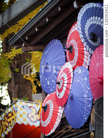 神社祭典場景 神社祭典場景 138303411