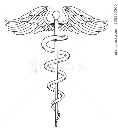 Rod Of Asclepius Doctor Caduceus Medical Symbol Rod Of Asclepius Doctor Caduceus Medical Symbol 138303500