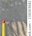 A view of the park fence from above. 138303682