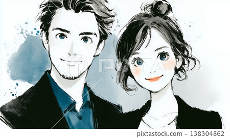 一位身穿西裝的商務人士在辦公室工作。 138304862