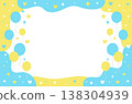 A refreshing light blue and yellow frame, reminiscent of summer. 138304939