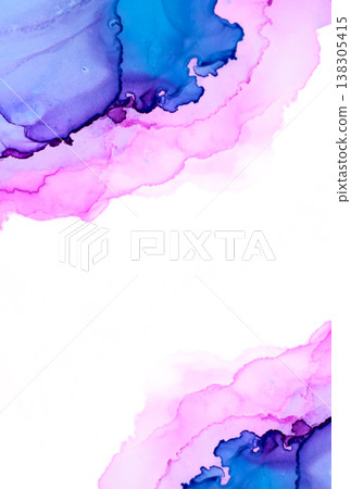 Alcohol ink adult beautiful background image Alcohol ink adult beautiful background image 138305415