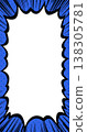 A vertical vector graphic for smartphones, featuring a shouting speech bubble with black speed lines to emphasize the announcement, and a blue polka-dot background. 138305781