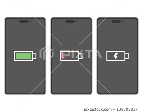 智慧型手機電池電量顯示 138305817