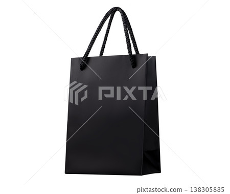 black paper bag black paper bag 138305885