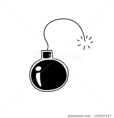 A cartoon symbol indicating an impending explosion of anger. 138307437