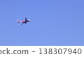 藍天與飛機－橫幅廣告背景素材 138307940