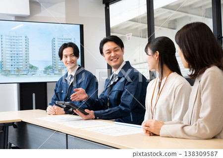Construction company meeting 138309587