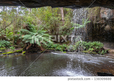 Kalimna Falls along Cumberland River trek, Great Ocean Road, Australia 138309880