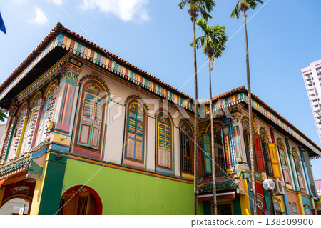 Colorful House of Tan Teng Niah in Little India, Singapore Colorful House of Tan Teng Niah in Little India, Singapore 138309900