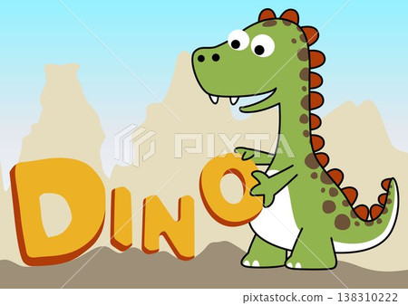 learn letter with dinosaurs cartoon learn letter with dinosaurs cartoon 138310222