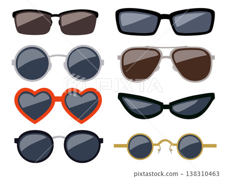 太陽眼鏡插圖集 138310463