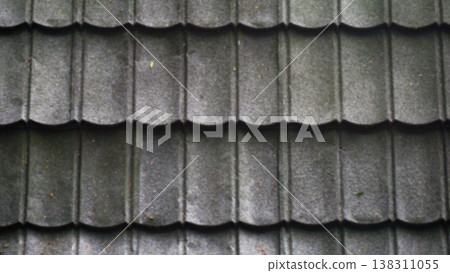 Blurred background of roof tile texture background. Blurred background of roof tile texture background. 138311055
